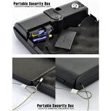 MWGears Portable Biometric Fingerprint Firearm & Valuables Safe