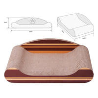 Paw Essentials Sofa Style Cardboard Cat Scratcher Cat Lounge
