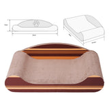 Paw Essentials Sofa Style Cardboard Cat Scratcher Cat Lounge