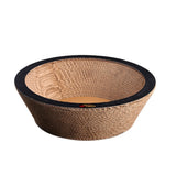 Paw Essentials MJ041 14.2" Bowl-shaped Cardboard Cat Scratcher with Catnip