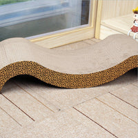 Paw Essentials MJ032 Fun Shaped Cardboard Cat Scratcher with Catnip
