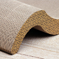 Paw Essentials MJ032 Fun Shaped Cardboard Cat Scratcher with Catnip
