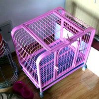 Paw Essentials 24in Heavy Duty Dog Cage / Pet Cage Crate Kennel w/ One Door and One Window