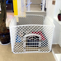 Paw Essentials 4-Panel Pet Play Pen with Door for Small to Medium dogs (4 Color Options)