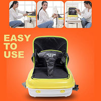 GrowRight Portable Multi-functional BabyTravel Booster  / Diaper Bag with Storage