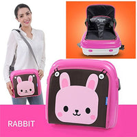 GrowRight Portable Multi-functional BabyTravel Booster  / Diaper Bag with Storage