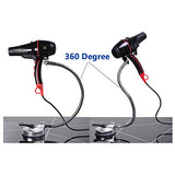 Urban Escape Rolling Hands Free Hair Dryer Holder, Adjustable Stand with Easy Instant Mount