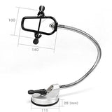 Urban Escape Rolling Hands Free Hair Dryer Holder, Adjustable Stand with Easy Instant Mount