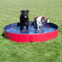 Paw Essentials Foldable PVC Dog Cat Swimming Pool Bathing Tub