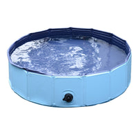 Paw Essentials Foldable PVC Dog Cat Swimming Pool Bathing Tub