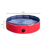 Paw Essentials Foldable PVC Dog Cat Swimming Pool Bathing Tub
