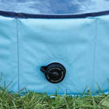 Paw Essentials Foldable PVC Dog Cat Swimming Pool Bathing Tub