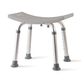 Active Authority Adjustable Curved Backless Medical Bath Bench Stool