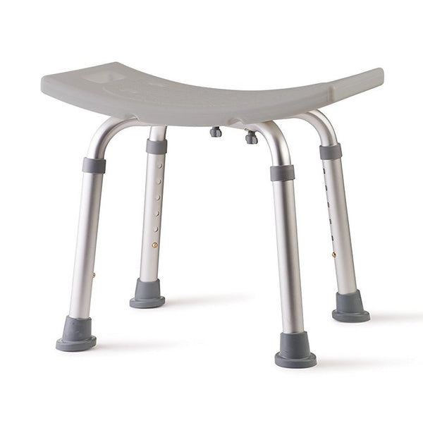 Active Authority Adjustable Curved Backless Medical Bath Bench Stool