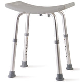 Active Authority Adjustable Curved Backless Medical Bath Bench Stool