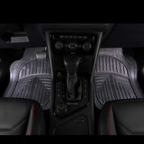 WOW AUTO Rubber Floor Mats - 100% Odorless & All Weather Heavy Duty (4-piece) 02