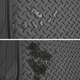 WOW AUTO Heavy Duty Rubber Trunk Cargo Liner Floor Mat, Trimmable to Fit for Car, SUV, Van, Trucks (Large, Black)