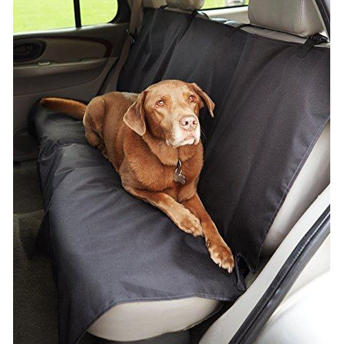 WOW AUTO Pet Seat Cover for Cars - Black, WaterProof, Hammock Convertible