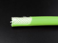 Dynamic Power PVC/Rubber Hybrid Air Hose 3/8-Inch by 50-Feet, 1/4-Inch MNPT Brass Ends (Green)