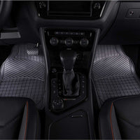 WOW AUTO Rubber Floor Mats - 100% Odorless & All Weather Heavy Duty (4-piece,black) 03