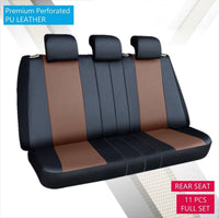 WowAuto Car Seat Covers for Auto, Truck, Van, SUV - PU Leather, Airbag Compatible, Universal Fit