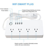 DYNAMIC HOME WiFi Smart Power Strip Surge Protector Remote Control Outlet