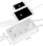 DYNAMIC HOME WiFi Smart Power Strip Surge Protector Remote Control Outlet