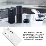 DYNAMIC HOME WiFi Smart Power Strip Surge Protector Remote Control Outlet