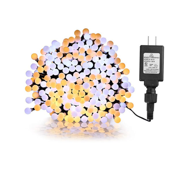 MWGEARS Decorative 400 LED String Lights Warm White Little Bulbs Indoor/Outdoor