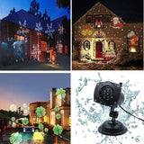 Celebration Outdoor LED Motion Projector with 12 Slides for Holiday Celebrations