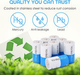 VONIKO Ultra Alkaline Batteries Size C, 10 Year Shelf, Leakproof