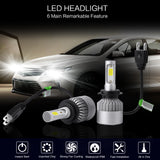 PLW S2 Auto Led Headlight lighting System, H7 6500K IP68 High Efficiency Heat Control