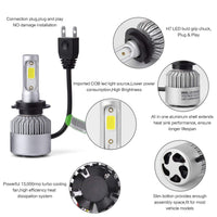 PLW P6 Auto LED Headlight System, H7 5600K IP68 Spec w/High Efficiency Heat Control