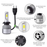 PLW P6 Auto LED Headlight System, H7 5600K IP68 Spec w/High Efficiency Heat Control