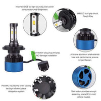 PLW S2 Auto Led Headlight lighting System, H4 2800K IP68 Spec w/High Efficiency Heat Control