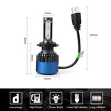PLW S2 Auto LED Headlight lighting System, H7 2800K IP68 Spec w/ High Efficiency Heat Control