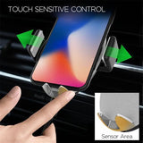 Blackloud Automatic Touch Sensitive Car Mount Wireless Qi Fast Charger Mount