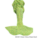 Mystery Box of Assorted Mermaid Tail Blankets - 20 Pack Assorted Colors and Styles!