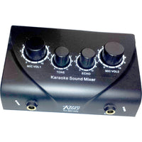 KILAYVOICE Karaoke Sound Mixer Dual Mic Inputs With Cable