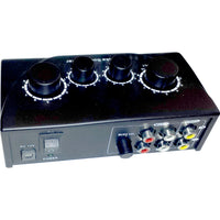 KILAYVOICE Karaoke Sound Mixer Dual Mic Inputs With Cable