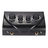 KILAYVOICE Karaoke Sound Mixer Dual Mic Inputs With Cable