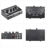 KILAYVOICE Karaoke Sound Mixer Dual Mic Inputs With Cable