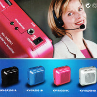 KILAYVOICE Mini PA Speaker System w/Microphone Headset