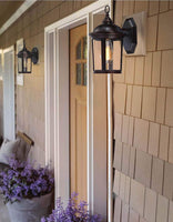 Mega Lighting Industrial Hanging Lantern Outdoor Pendant Porch and Patio Lighting