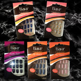 Tiara Style On Artificial Glue-On Punky Doll Sexy Nail Sassy Bundle 5-Pack of 24 Nails