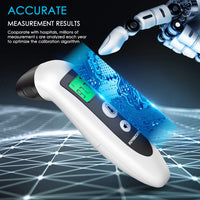 SOVARCATE Medical Forehead and Ear Thermometer for Fever with Fever Alarm and Memory Function Instant Accurate Reading for Baby Kids Adults