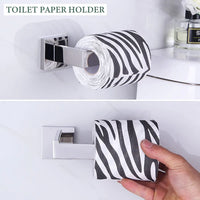 Bathroom Hardware Set 4 Pieces, Suyar SUS304 Stainless Steel Remodeled Bathroom Accessories, Include Robe Hook, Toilet Paper Holder, Towel Holder, Towel Bar