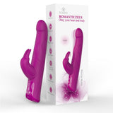 RomanticZeus 9.8inch 10 Speed G-Spot,  Vagina and Clitoris Vibrator - Purple