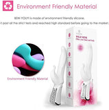 Wild Mink 7 Function G-Spot,  Vagina and Clitoris Vibrator with Rotating Shaft - Snow White