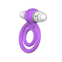 Perfect Love Cock/Ball Wireless Waterproof Vibrating Ring with 7 Vibrating Modes for Couples - Pink/White